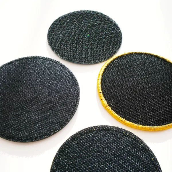 dos velcro auto-agrippant patch personnalisé crochet boucle paradyse solutions