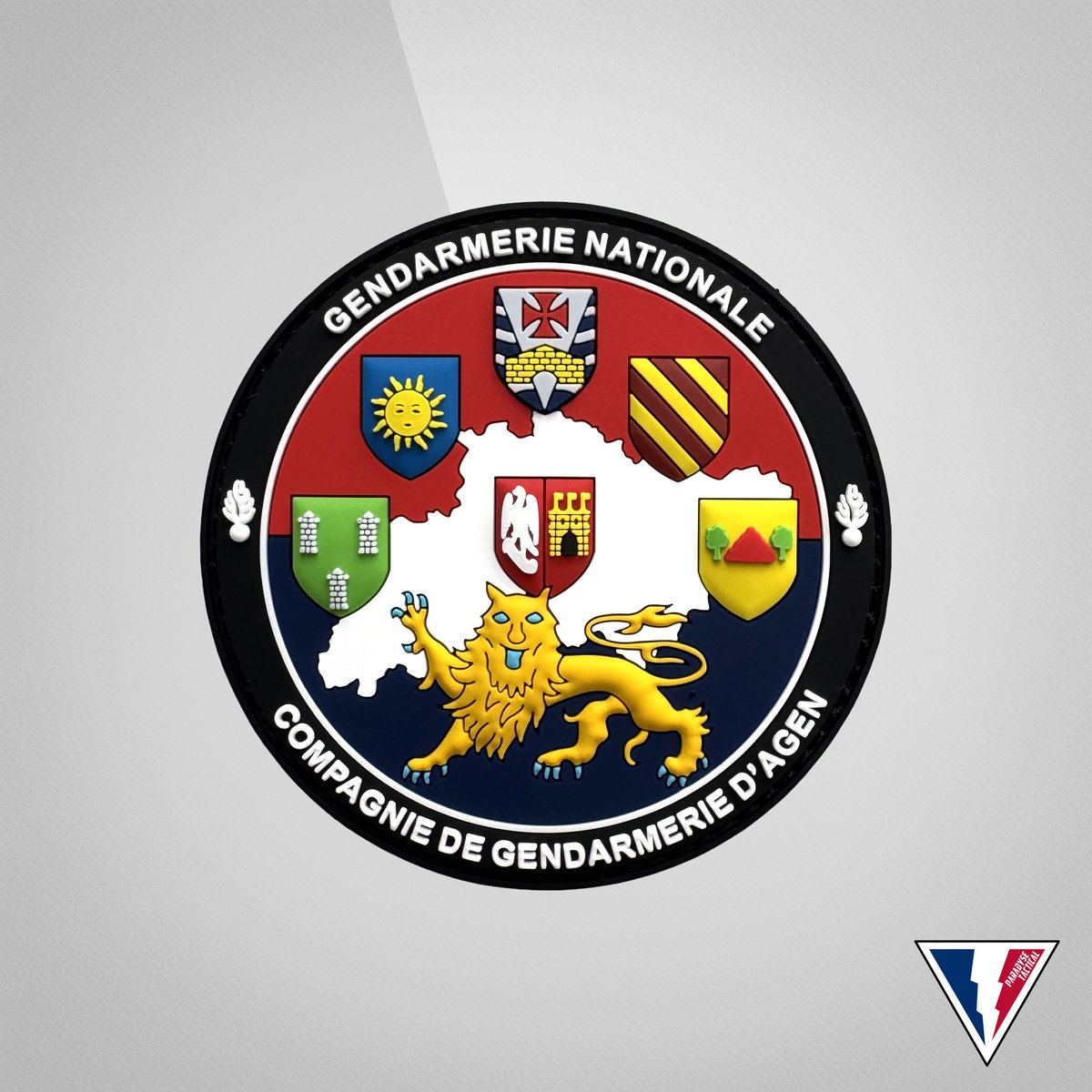 Patch CIE Agen, compagnie de gendarmerie, écusson personnalisé