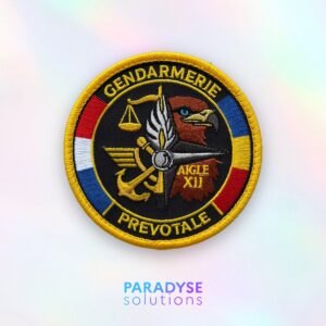 Patch Gendarmerie prévôtale, unité spécialisée, écusson personnalisé