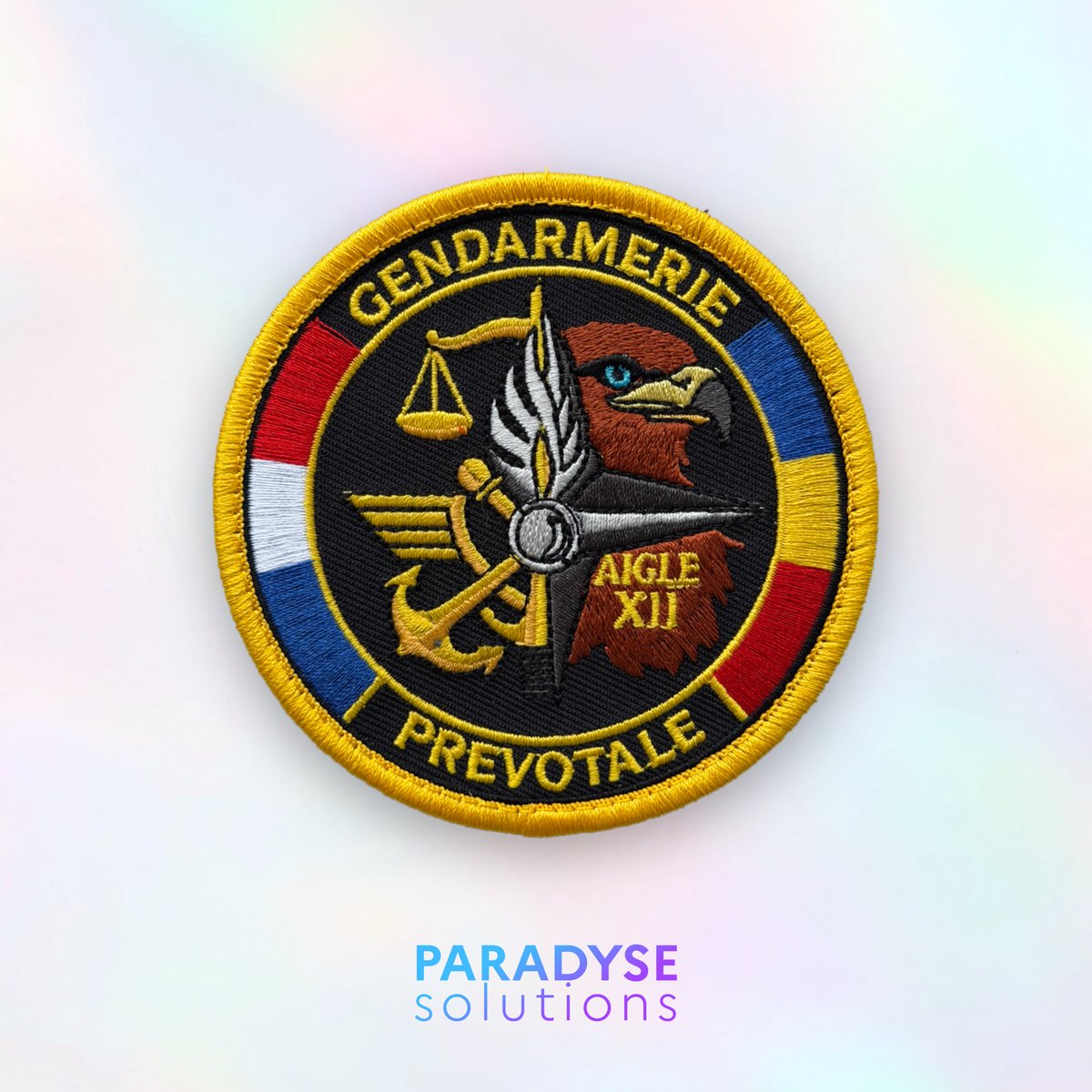 Patch Gendarmerie prévôtale, unité spécialisée, fabrication française