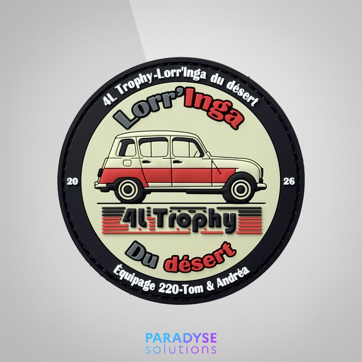 Patch Lorr inga équipe 4L Trophy, raid sport solidaire