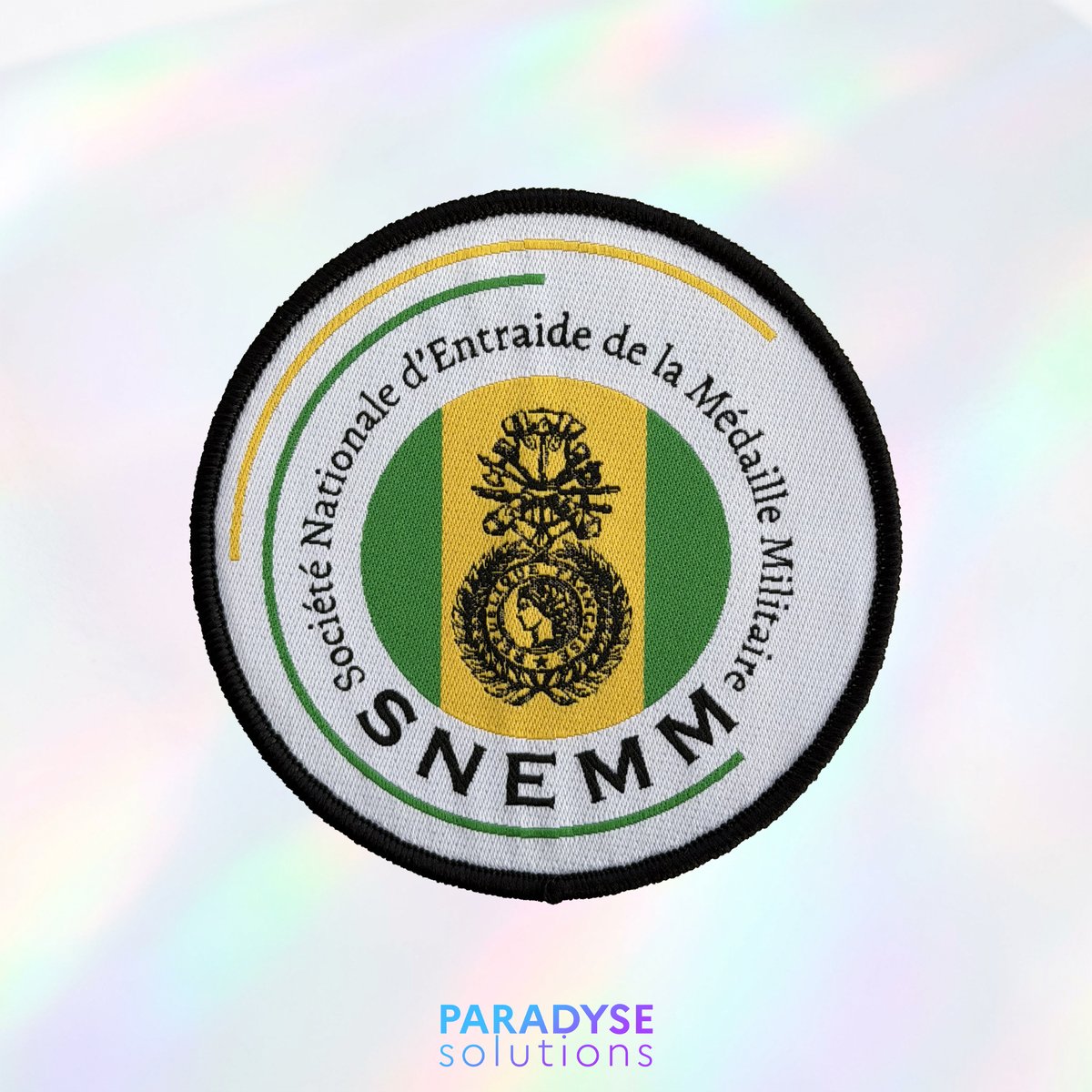 Patch SNEMM, Société Nationale d Entraide de la Médaille Militaire, association d anciens combattants