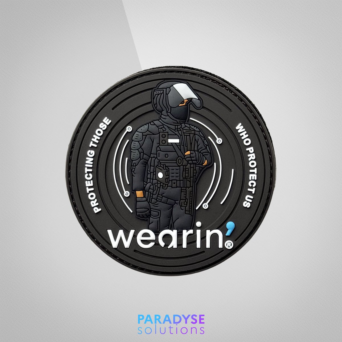 Patch Wearin, équipement tactique connecté, Protecting Those Who Protect Us