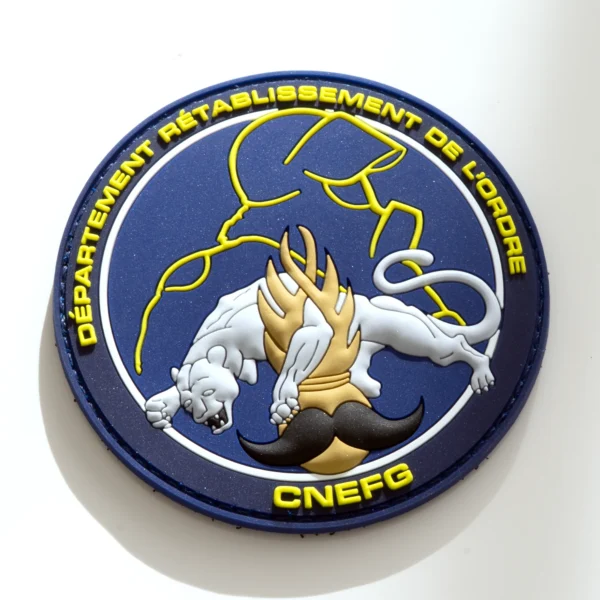 patch pvc movember cnefg gendarmerie nationale rétablissement ordre paradyse solutions