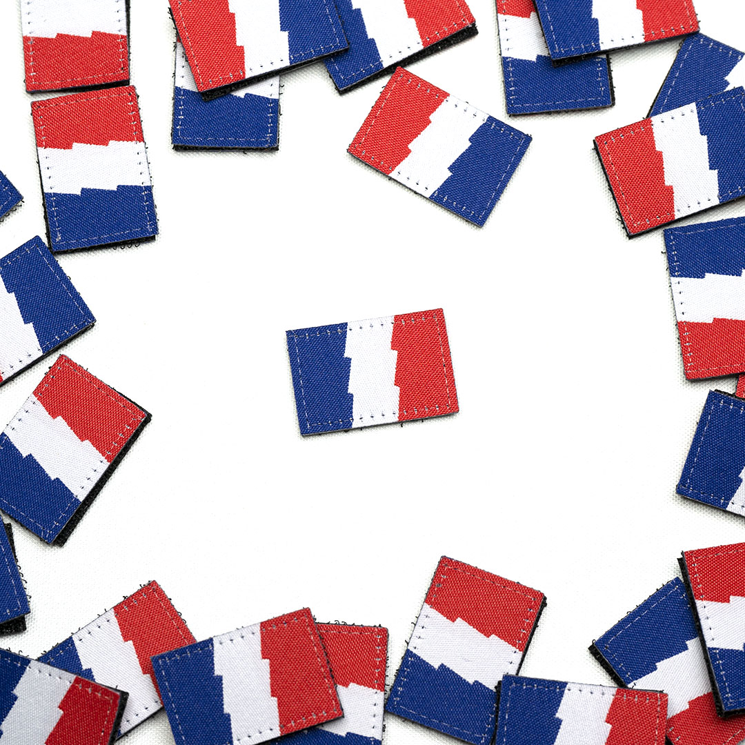 patch tissé french flag édition paradyse solutions fabrication textile