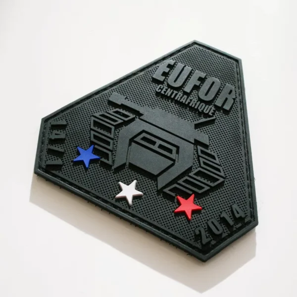 patch pvc 2d personnalisé relief plat lisibilité paradyse solutions