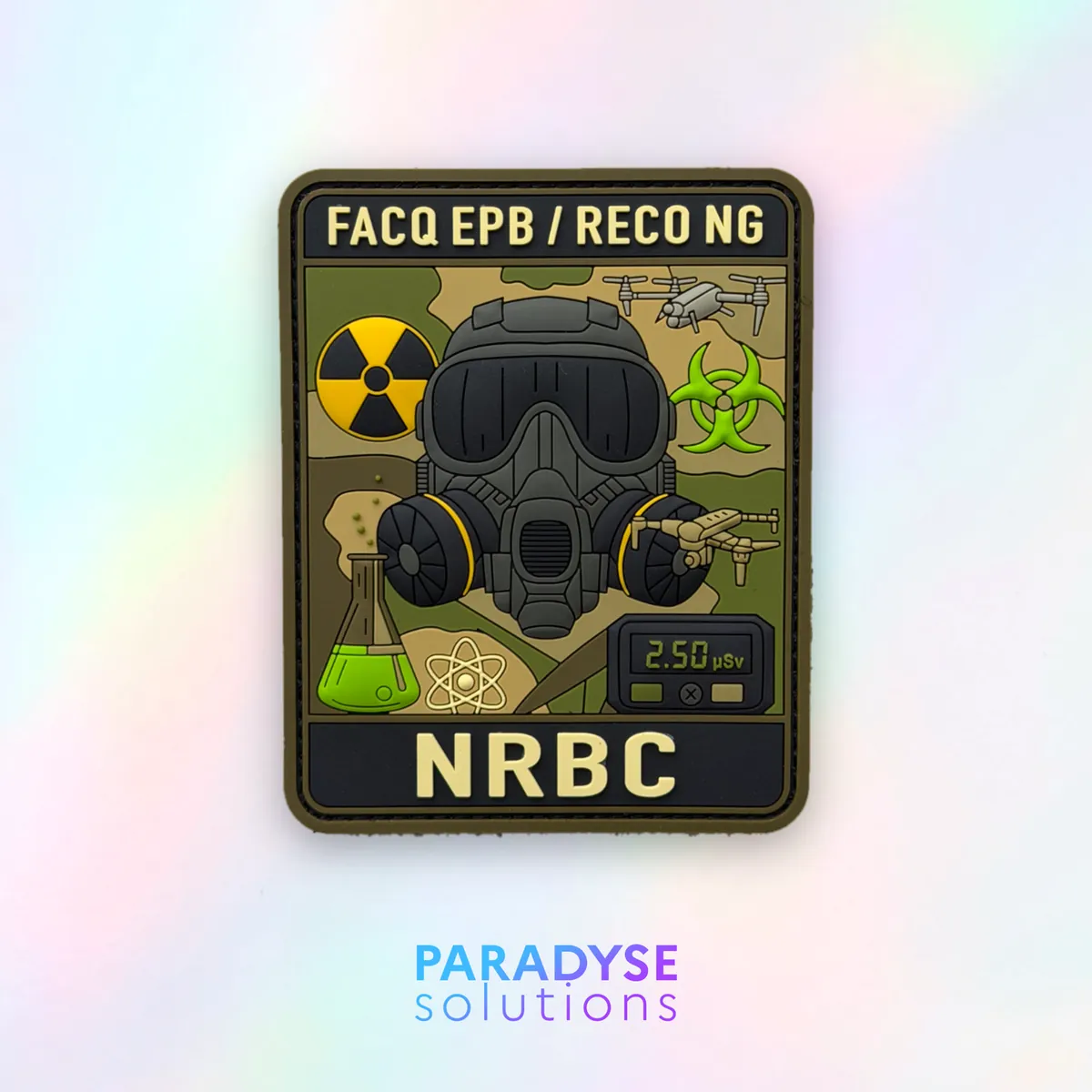 Patch NRBC fabriqué en PVC