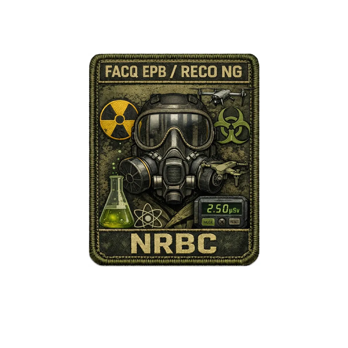 Concept IA du patch NRBC