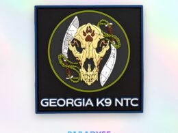 Badge PVC Georgia K9 NTC Tactical Tracking