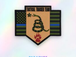 Badge PVC Georgia K9 NTC Tactical Tracker Team