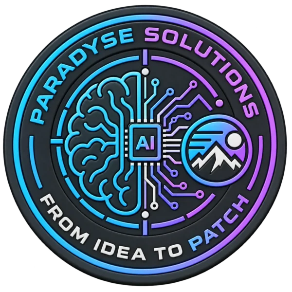 Illustration de création d'un visuel de patch avec l'IA